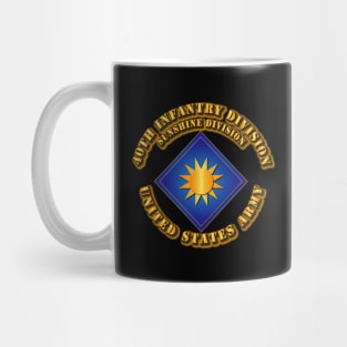 40th Infantry Division - SSI Mug